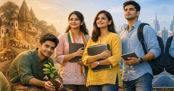 મુખપૃષ્ઠ વાર્તા । સંસ્કાર અને ટેકનોલોજીનો સંગમ: ભારતની Gen-Z પેઢી કેવી રીતે બદલી રહી છે દેશનું ભાગ્ય?