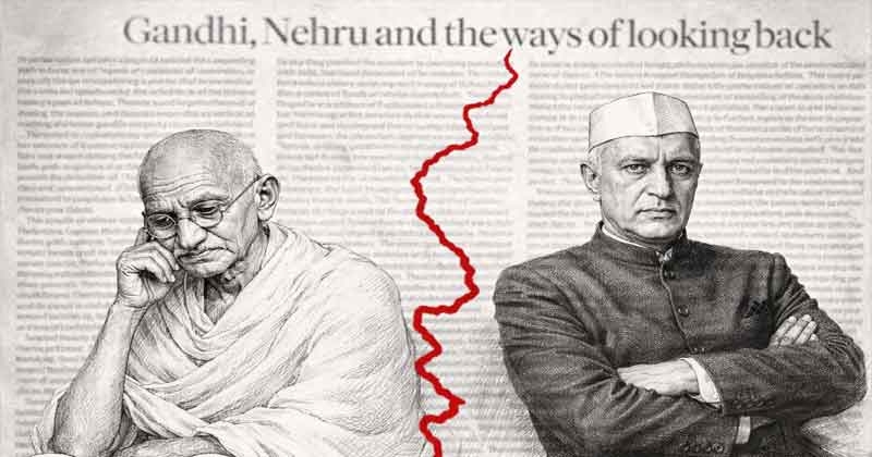 ram madhav article on nehru and Gandhi