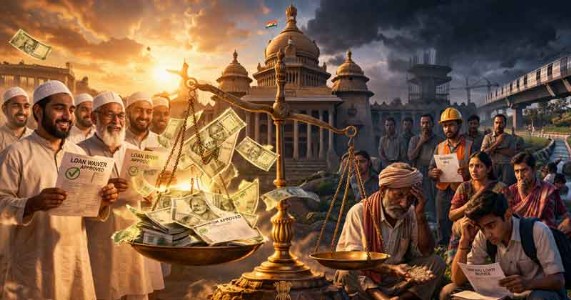 ટેક્સ ભરે જનતા, અને વ્યાજ માફી માત્ર એક જ સમુદાયને? શું આ જ છે બંધારણનું 'કલ્યાણકારી રાજ્ય'?