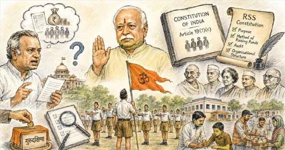 રા.સ્વ.સંઘ (RSS) અંગે ભ્રમ ફેલાવવા માટેની રાજકીય ચાલબાજી