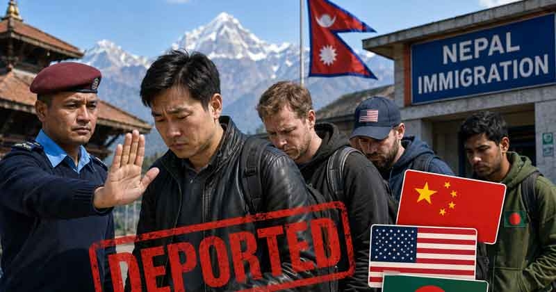Nepal foreign illegal immigrants deportation